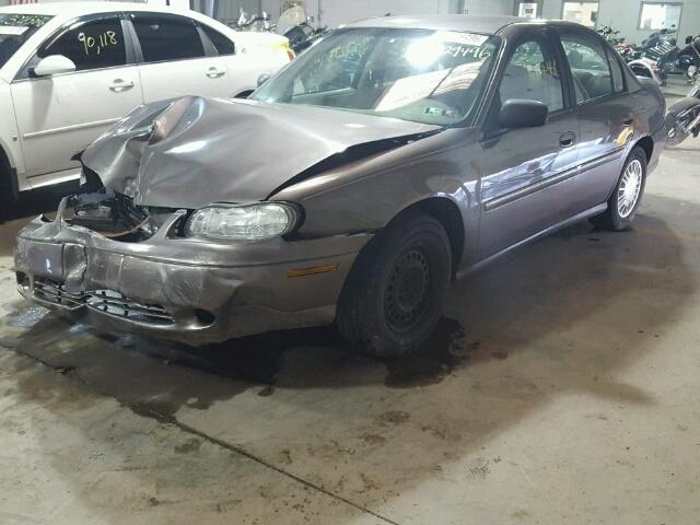 1G1ND52J72M695899 - 2002 CHEVROLET MALIBU GRAY photo 2