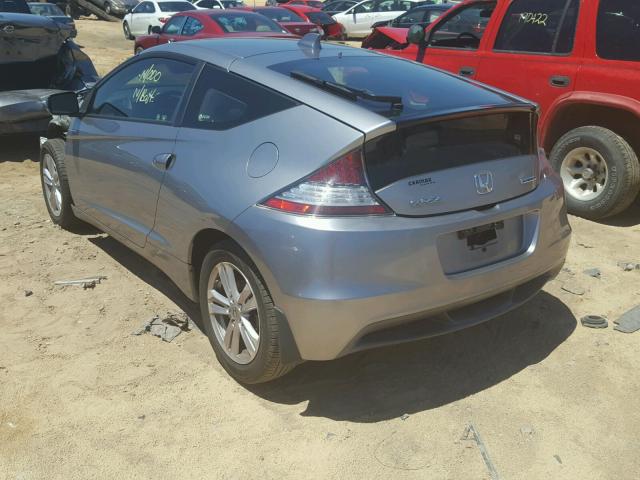 JHMZF1D40CS005103 - 2012 HONDA CR-Z GRAY photo 3