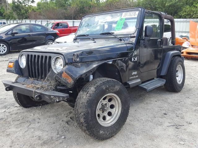 1J4FA39S03P316985 - 2003 JEEP WRANGLER C BLACK photo 2