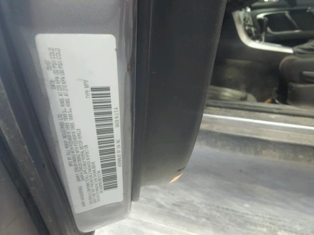 4S4BP60C887312194 - 2008 SUBARU OUTBACK SILVER photo 10