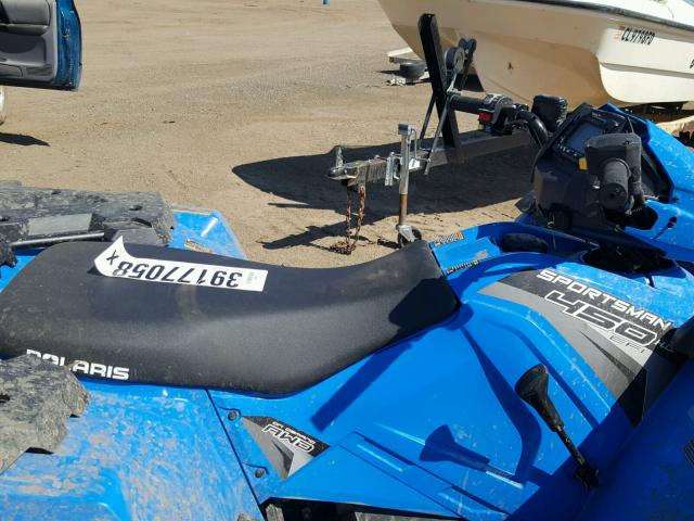 4XASEA50XJA259980 - 2018 POLARIS SPORTSMAN 蓝色 照片 5