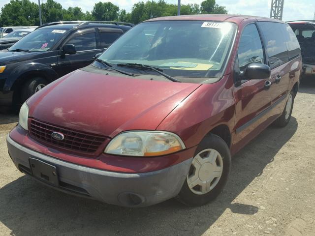 2FMZA50443BB66752 - 2003 FORD WINDSTAR W MAROON photo 2