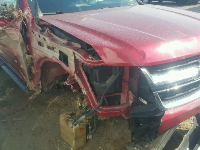 1GCGTCEN3J1174118 - 2018 CHEVROLET COLORADO L MAROON photo 9