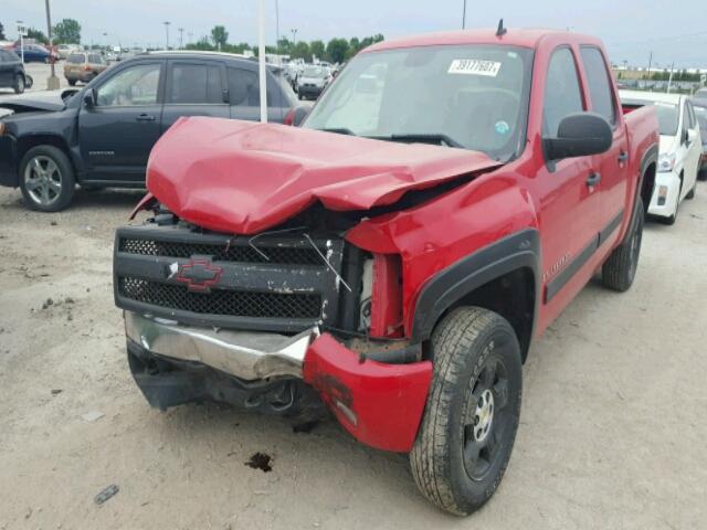 3GCEC13078G114812 - 2008 CHEVROLET SILVERADO RED photo 2