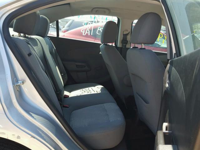 1G1JB5SH8C4102568 - 2012 CHEVROLET SONIC LS ვერცხლისფერი ფოტო 6