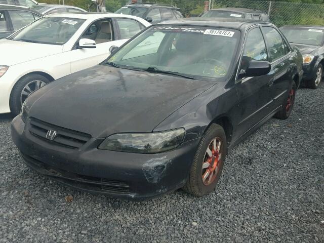 1HGCG66852A080564 - 2002 HONDA ACCORD EX BLACK photo 2