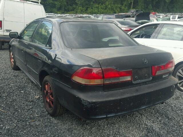 1HGCG66852A080564 - 2002 HONDA ACCORD EX BLACK photo 3