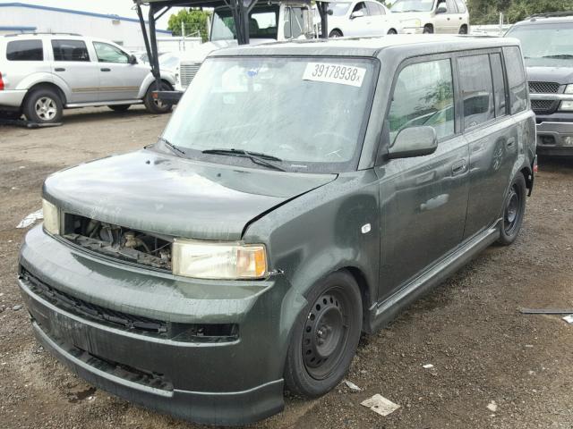 JTLKT324854009339 - 2005 TOYOTA SCION XB მწვანე ფოტო 2