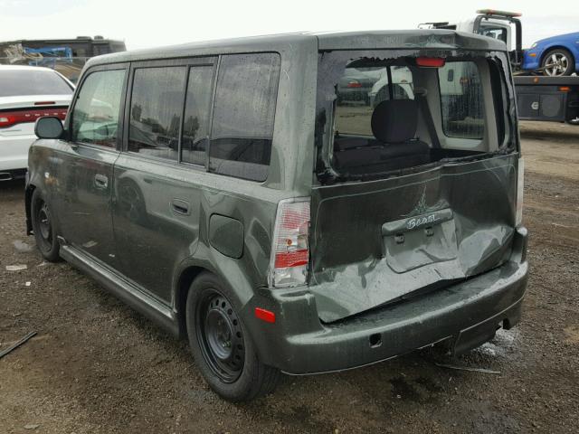 JTLKT324854009339 - 2005 TOYOTA SCION XB მწვანე ფოტო 3