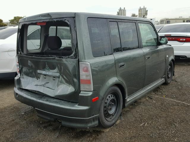 JTLKT324854009339 - 2005 TOYOTA SCION XB მწვანე ფოტო 4