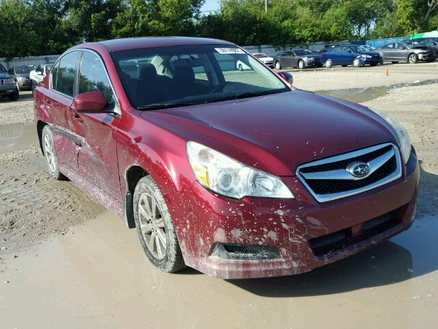 4S3BMBB69A3222983 - 2010 SUBARU LEGACY 2.5 BURGUNDY photo 1