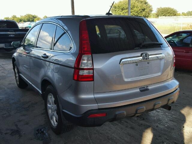 JHLRE48708C023082 - 2008 HONDA CR-V EX-L SILVER photo 3