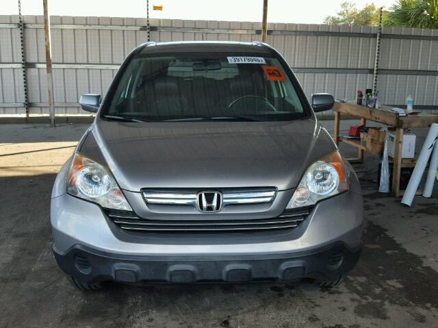 JHLRE48708C023082 - 2008 HONDA CR-V EX-L SILVER photo 9