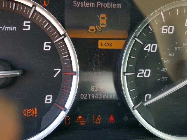 19UUB2F59GA004077 - 2016 ACURA TLX TECH BLACK photo 8