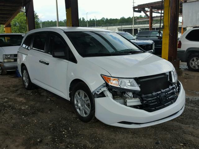 5FNRL5H25BB054903 - 2011 HONDA ODYSSEY LX WHITE photo 1