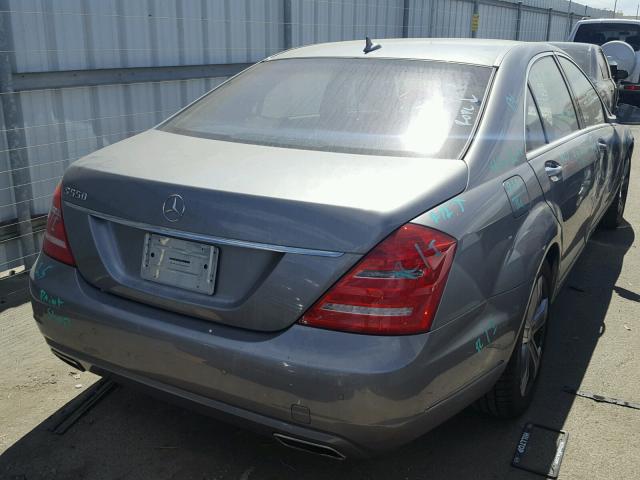 WDDNG7DB7CA469080 - 2012 MERCEDES-BENZ S 550 SILVER photo 4