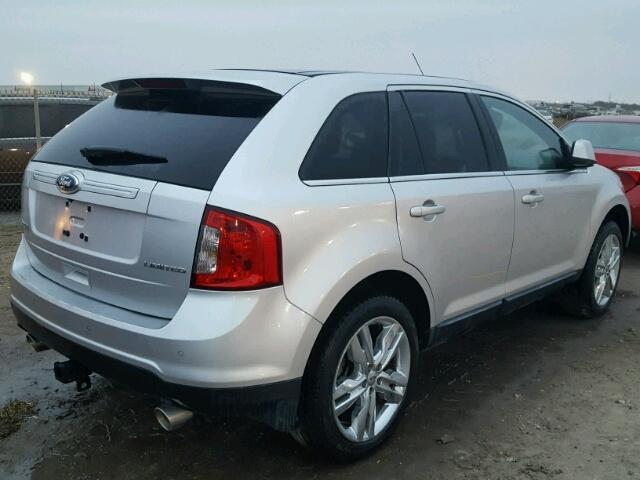 2FMDK3KC6BBA42593 - 2011 FORD EDGE SILVER photo 4