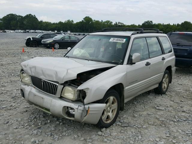 JF1SF65661G739041 - 2001 SUBARU FORESTER S ვერცხლისფერი ფოტო 2