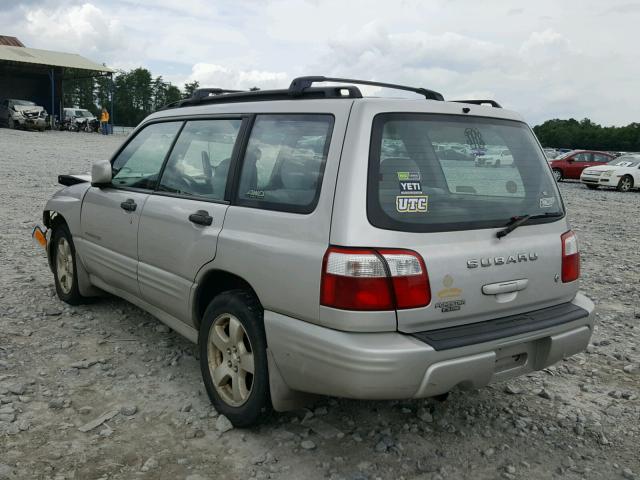 JF1SF65661G739041 - 2001 SUBARU FORESTER S ვერცხლისფერი ფოტო 3