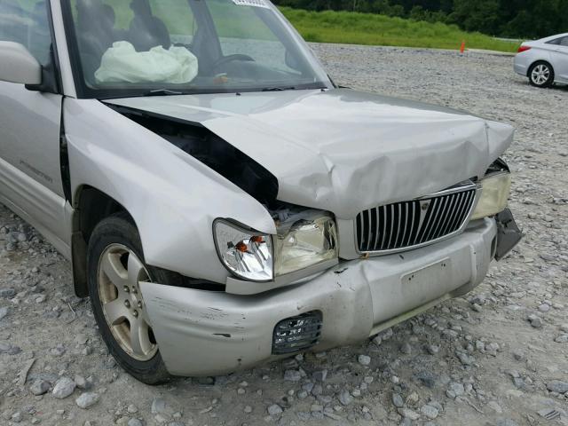 JF1SF65661G739041 - 2001 SUBARU FORESTER S ვერცხლისფერი ფოტო 9
