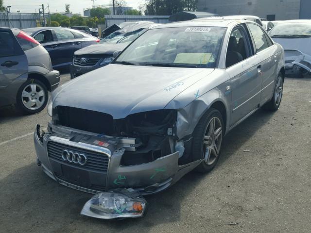 WAUAF78E56A252127 - 2006 AUDI A4 2 GRAY photo 2