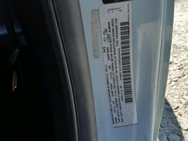 3VWRF31Y26M300444 - 2006 VOLKSWAGEN NEW BEETLE Dəniz mavisi foto 10