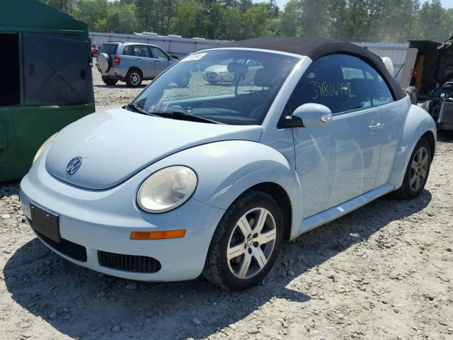 3VWRF31Y26M300444 - 2006 VOLKSWAGEN NEW BEETLE Dəniz mavisi foto 2