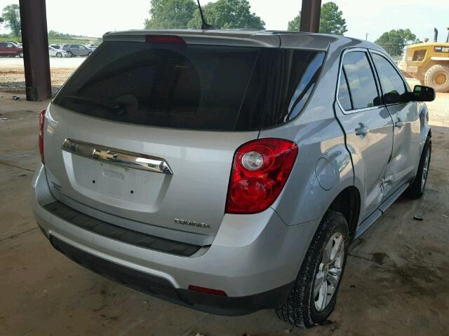 2GNALAEK2E1115231 - 2014 CHEVROLET EQUINOX LS SILVER photo 4