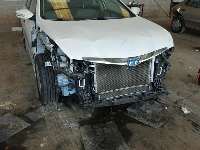 KMHEC4A43DA094490 - 2013 HYUNDAI SONATA HYB WHITE photo 9