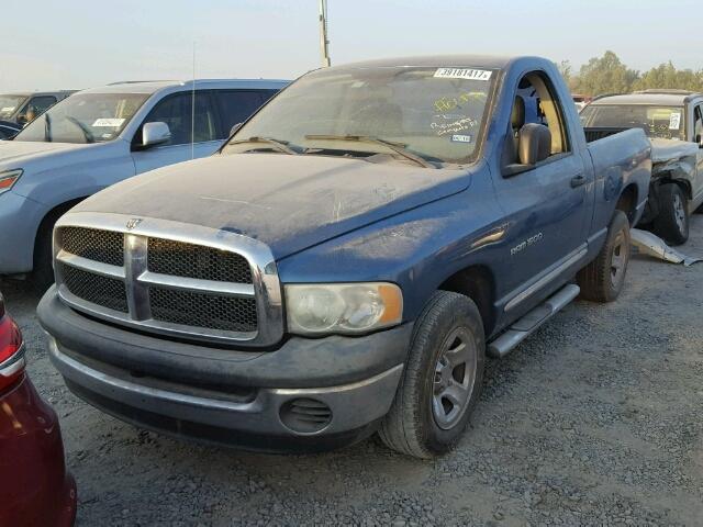 1D7HA16N94J216251 - 2004 DODGE RAM 1500 BLUE photo 2