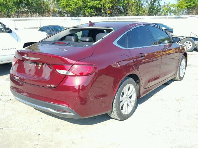 1C3CCCAB3HN503224 - 2017 CHRYSLER 200 MAROON photo 4