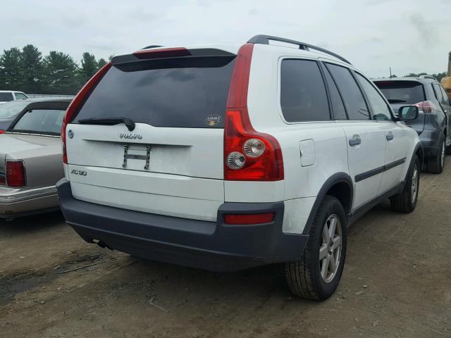 YV1CM592051136143 - 2005 VOLVO XC90 WHITE photo 4