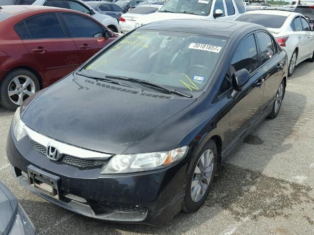 19XFA1F92BE020652 - 2011 HONDA CIVIC EXL BLACK photo 2