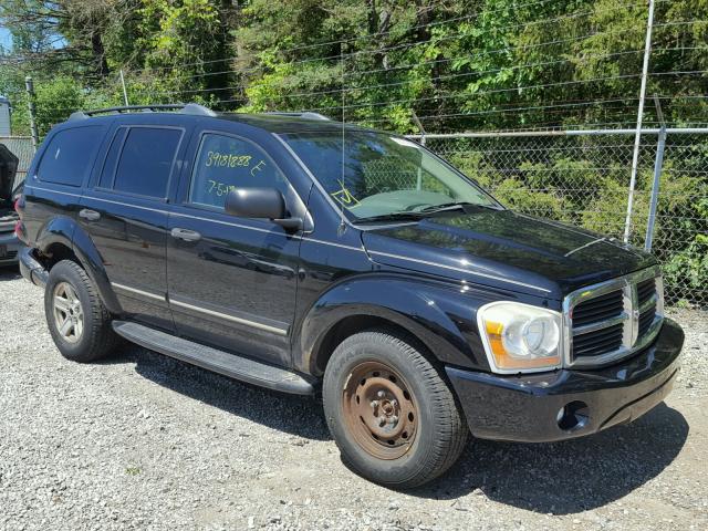 1D4HB58D74F214863 - 2004 DODGE DURANGO LI BLACK photo 1