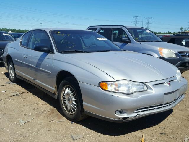 2G1WW12E6Y9338682 - 2000 CHEVROLET MONTE CARL 银色 照片 1