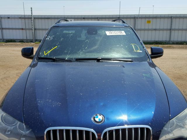 5UXZV8C5XCL423037 - 2012 BMW X5 XDRIVE5 BLUE photo 9