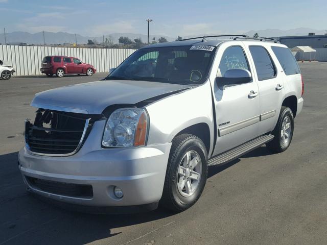 1GKS1CE03DR162548 - 2013 GMC YUKON SLT SILVER photo 2