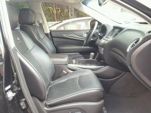 5N1AL0MN3DC349333 - 2013 INFINITI JX35 BLACK photo 5