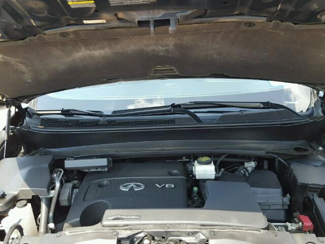 5N1AL0MN3DC349333 - 2013 INFINITI JX35 BLACK photo 7