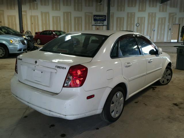 KL5JD56Z77K633272 - 2007 SUZUKI FORENZA BA WHITE photo 4