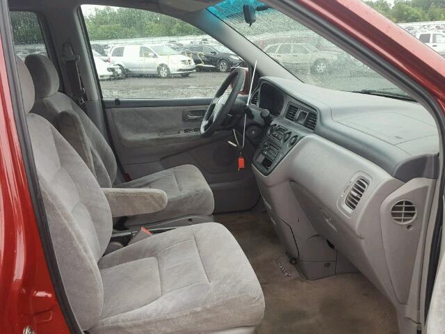 5FNRL18653B056955 - 2003 HONDA ODYSSEY EX RED photo 5