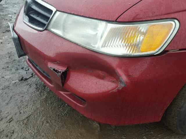 5FNRL18653B056955 - 2003 HONDA ODYSSEY EX RED photo 9