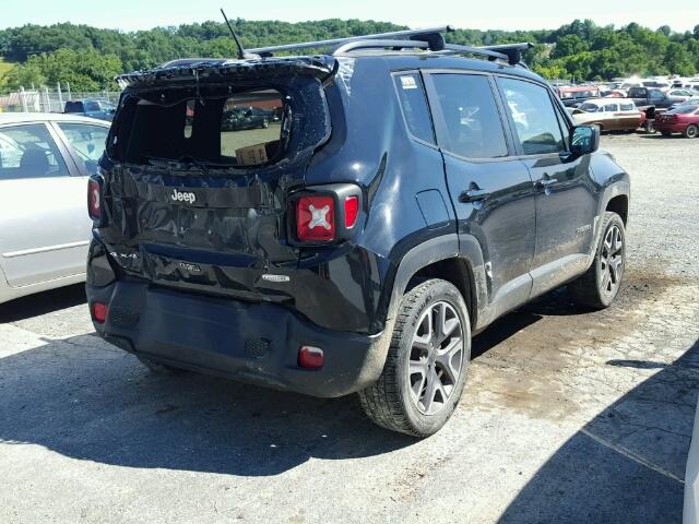 ZACCJBBT5GPD75657 - 2016 JEEP RENEGADE L BLACK photo 4