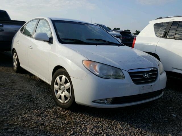 KMHDU46D58U389905 - 2008 HYUNDAI ELANTRA GL WHITE photo 1