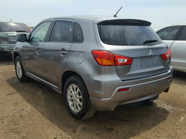 JA4AP3AU8BZ001828 - 2011 MITSUBISHI OUTLANDER GRAY photo 3