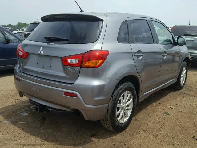 JA4AP3AU8BZ001828 - 2011 MITSUBISHI OUTLANDER GRAY photo 4