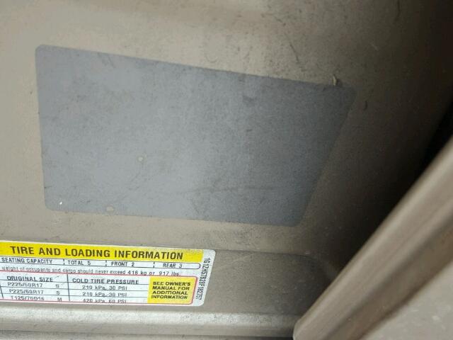 1G1ZH57B28F182757 - 2008 CHEVROLET MALIBU 1LT 金色 照片 10