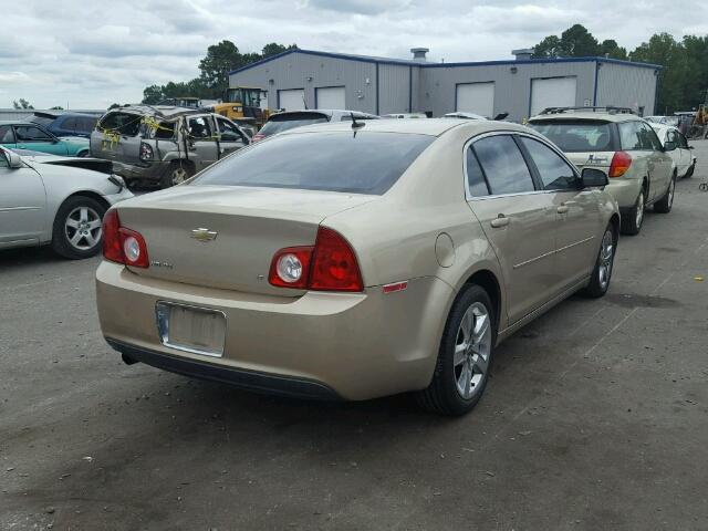 1G1ZH57B28F182757 - 2008 CHEVROLET MALIBU 1LT GOLD photo 4