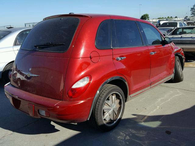 3A4FY48B97T601544 - 2007 CHRYSLER PT CRUISER RED photo 4