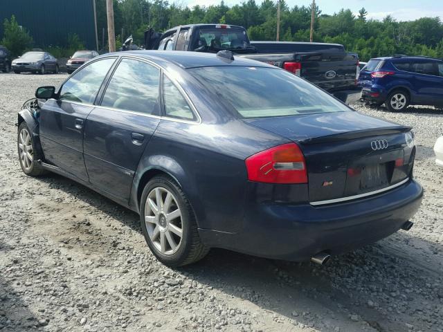 WAUCD64B24N099362 - 2004 AUDI A6 S-LINE BLUE photo 3